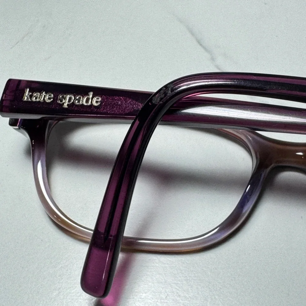 Kate Spade Blakely 0JLG Eyeglass Frames Tortoise Purple Glitter 50-16-135